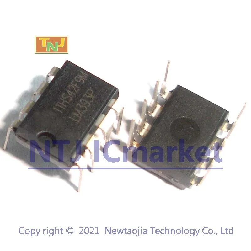 50 шт. LM393P DIP-8 LM393 393 LM393N двойные дифференциальные компаратора IC чип | Электронные