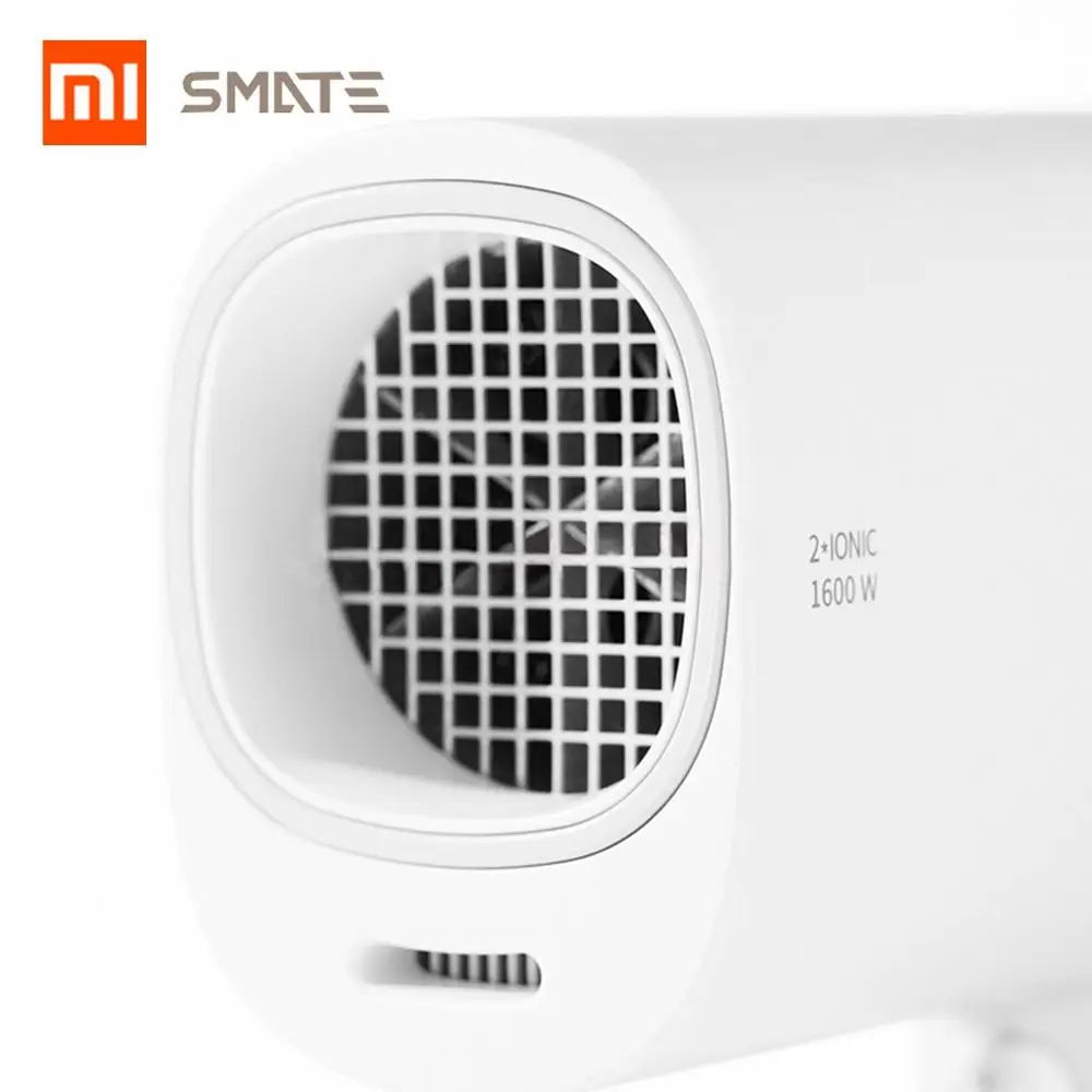 XIAOMI MIJIA фен для волос SMATE SH-A161 анион вода отрицательных ионов Уход за волосами быстрая сушка портативный дорожный складной фен диффузор