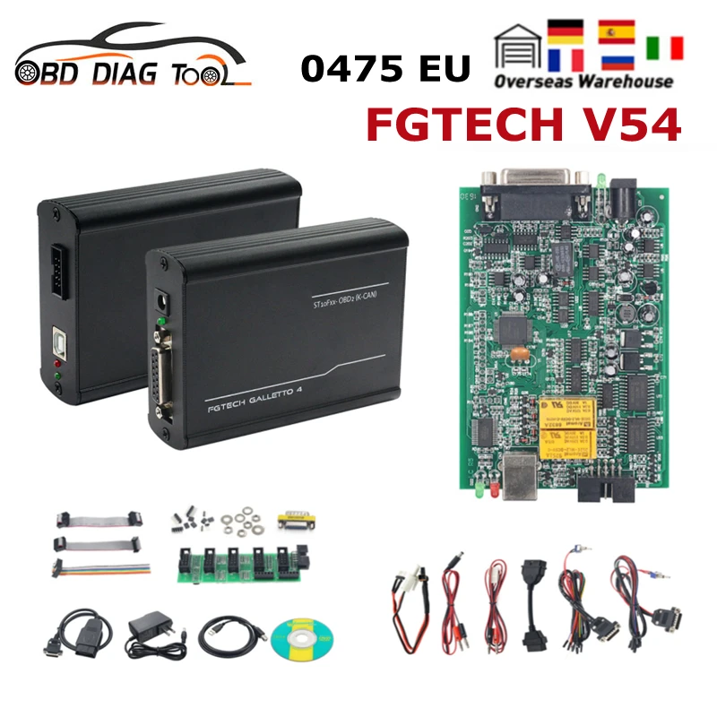 Программатор Fgtech V54 Galletto 4 ECU программатор Online Master EU 2021 с поддержкой BDM