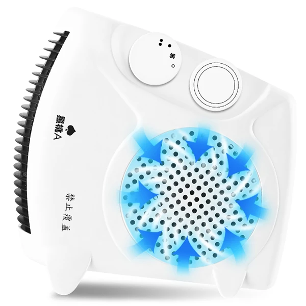 Домашний мини-обогреватель, Электрический Вертикальный энергосберегающий электрический обогреватель для ванной комнаты, быстрый нагрев, высокоэффективный проводной настольный обогреватель - Цвет: Белый