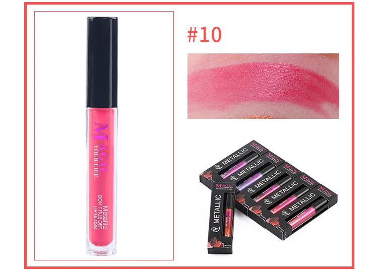 New diamond non-stick cup lip gloss lasting color non-decolorizing highlights non-stick cup lip gloss Free Shipping