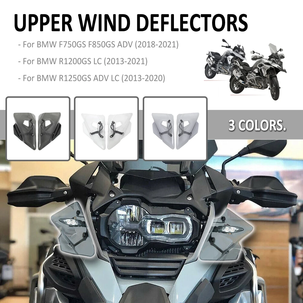 

NEW Motorcycle Upper Turn Signal Wind Deflector Side Fairing Windshield Handguard FOR BMW R1200GS R1250GS LC F750GS F850GS ADV