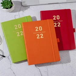 Livre quotidien avec calendrier anglais pour 2022 jours, papeterie pour Agenda scolaire, cadeaux de saint valentin, accessoires de bureau, 1 pièce, 365 