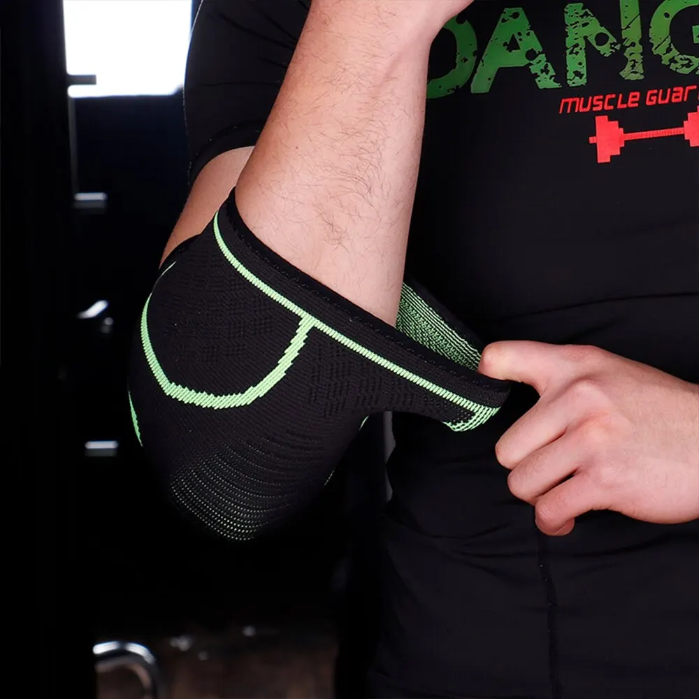 1PCS Elbow Support Elastic Gym Sport Elbow Protective Pad Absorb Sweat Sport Basketball Arm Sleeve Brace elbow brace,elbow strap,elbow pads