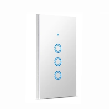 

WIFI Light Switch Smart In-wall Voice Control Touch Control and APP Remote Control Timing Function Compatible with Amazon Alexa