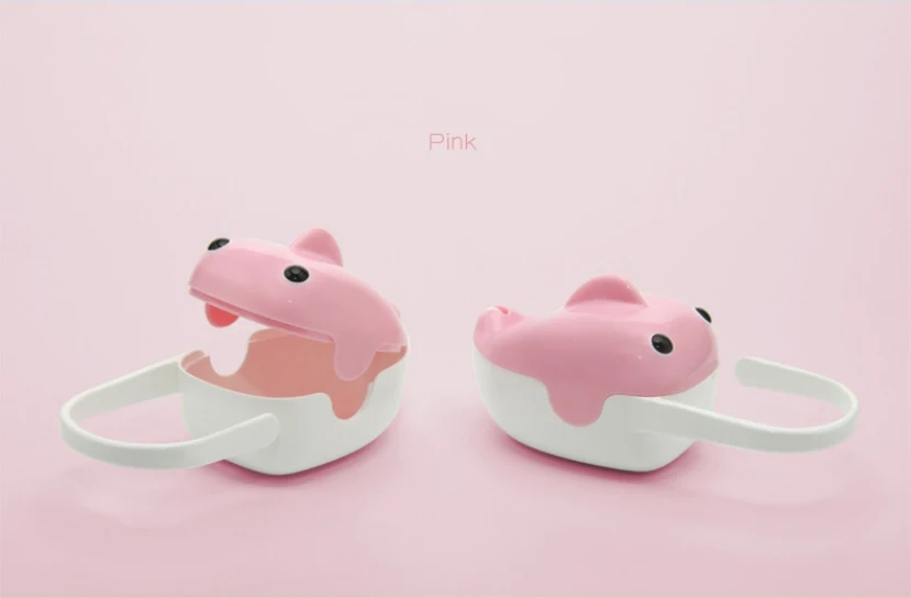 1Pc Baby Pacifier Storage Box Portable Cute Whale Shape Kids Pacifier Nipple Cradle Case Holder Travel Storage Box Pacifier Box