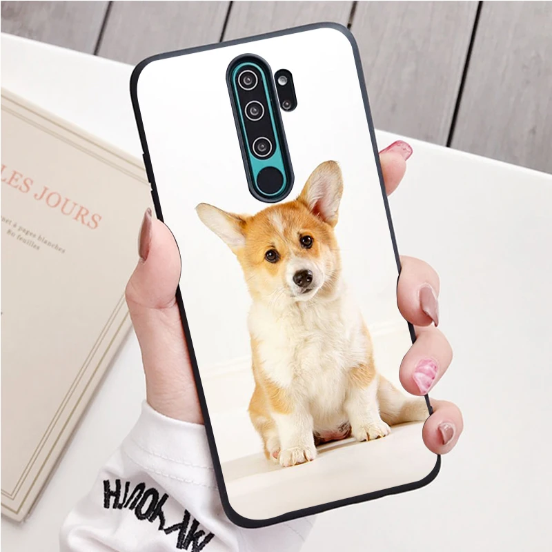 best flip cover for xiaomi Corgi Chó Silicone Ốp Lưng Điện Thoại Redmi Note 9 8 7 Pro S 8T 7A Bao xiaomi leather case case