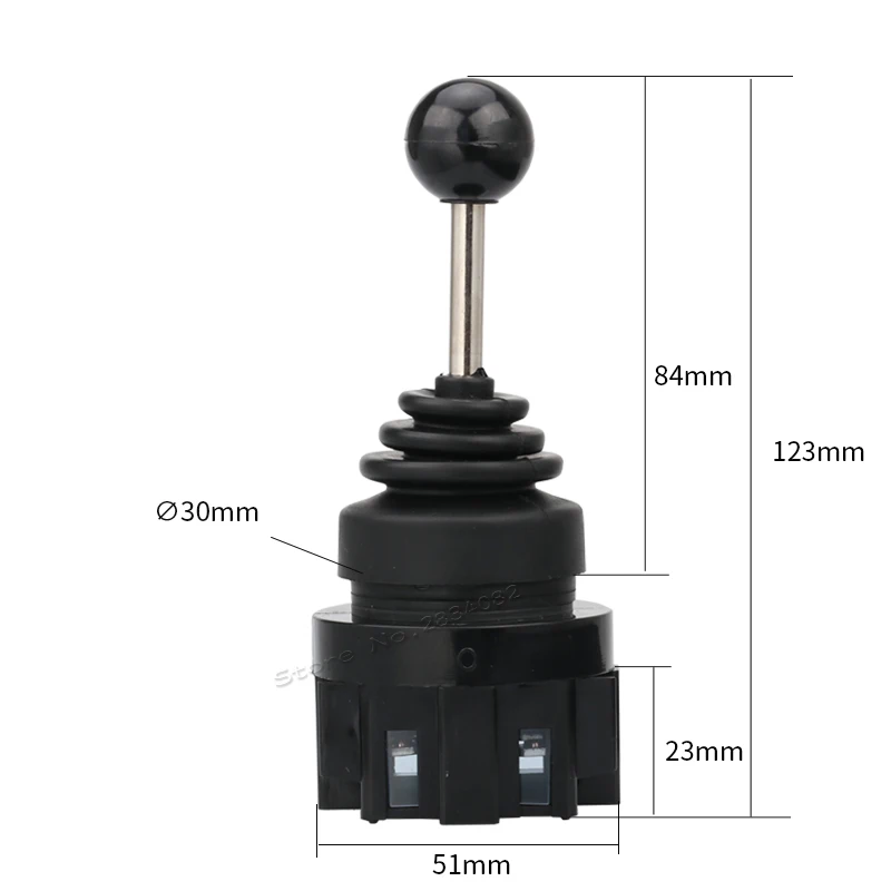 2/4 Position 2NO 4NO Joystick Switch Momentary Locking Fixed Wobble Stick  Monolever Cross Rocker Controller Toggle Switch