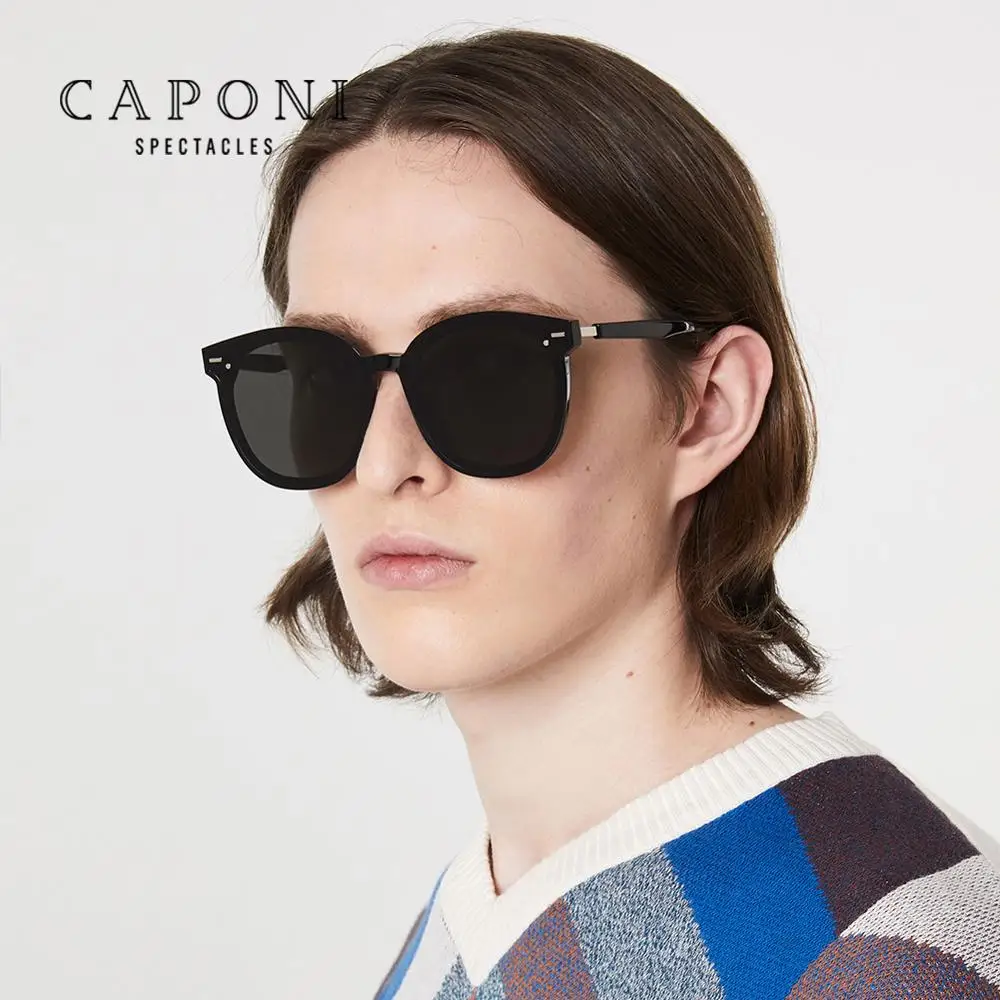 Солнцезащитные очки CAPONI UV400 GM2105 для мужчин и женщин модные нежные дизайнерские