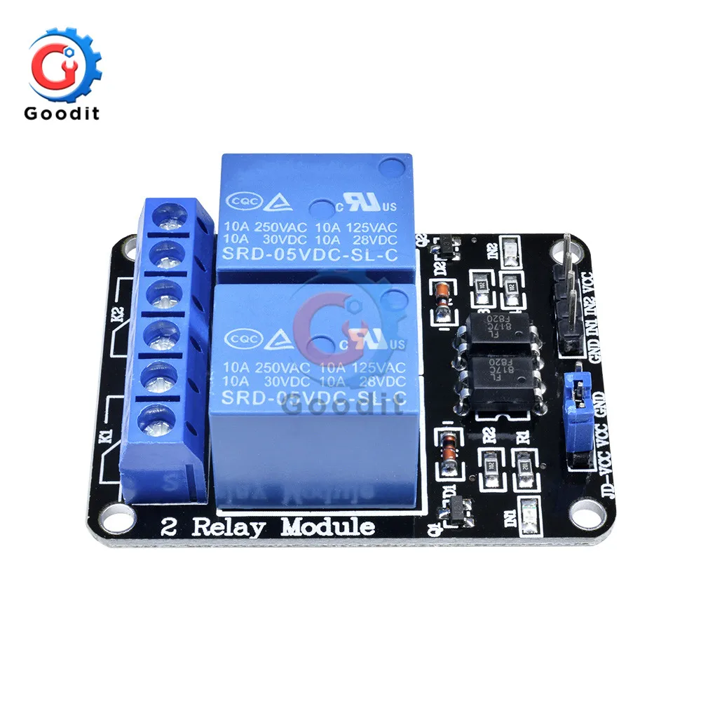 MCIGICM 8 Channel DC 5V Relay Module for Arduino UNO R3 DSP ARM PIC AVR STM32 Raspberry Pi with Optocoupler Low Level Trigger Expansion Board