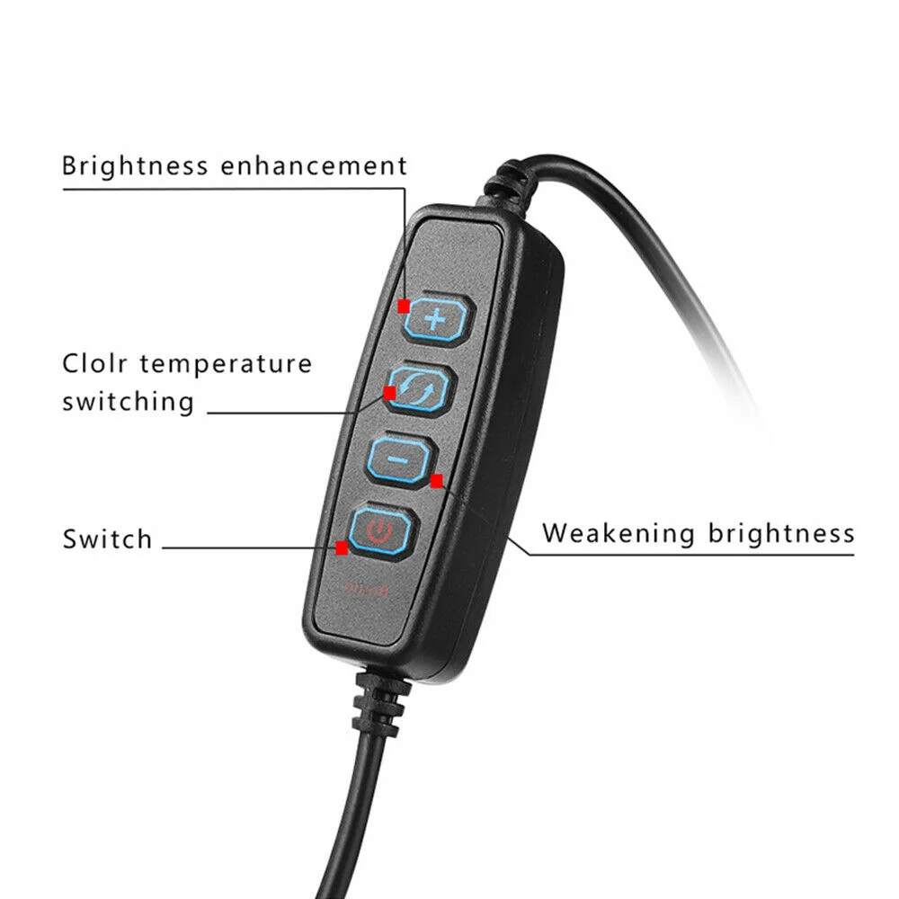 LED Ring Light 6 8 Inch Ring Lamp Bluetooth USB Plug with Selfie Stick Tripod Phone Holder for YouTube Photography Video light b