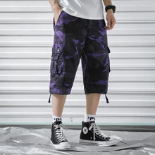 Мужские военные шорты, хороший бренд, поп армейский принт, тактические камуфляжные мужские хлопковые свободные рабочие повседневные короткие штаны