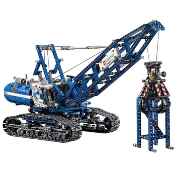 

IN Stock 20010 Lepining Technic Crawler Crane Mobile Tower Crane Model Building Kits Blocks Bricks Toys Lepining 42042 gifts