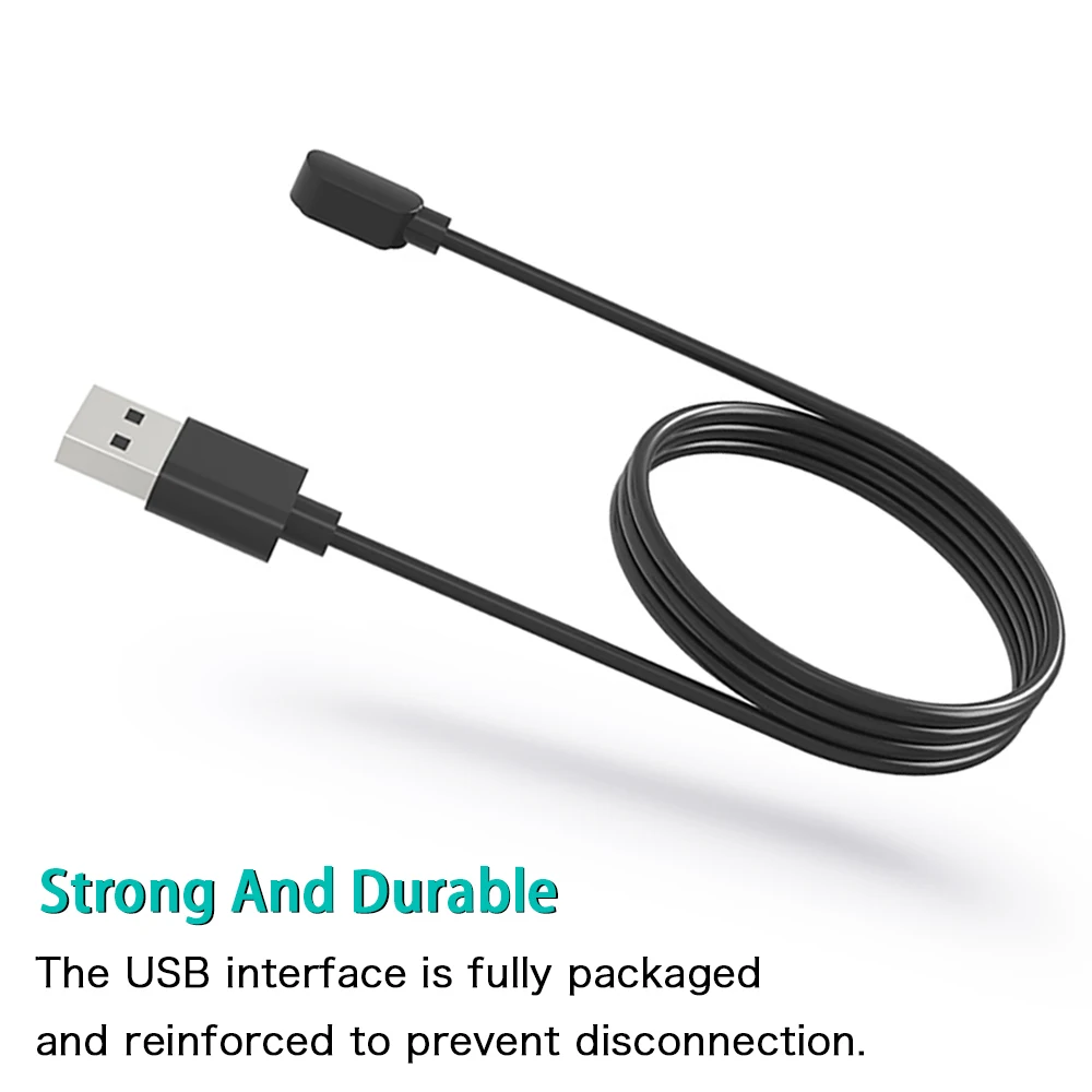 For Ticwatch GTH / CXB02 Smart Watch USB Magnetic Adsorption Portable Power Charger Cable Adapter Fast Charging Dock Accessories