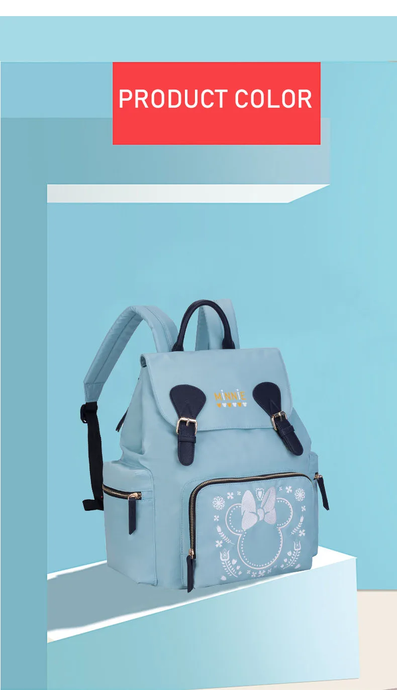 Disney Mickey Baby сумка для подгузников, мам подгузник для беременных сумка для коляски Большая вместительная многофункциональная сумка для мам Детский рюкзак
