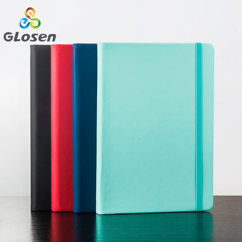 

A5 Notebook Simple Fashion Notepad Creative Business Leather Book Student Stationery Diary Office Conference Record Book Glosen