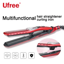 Многофункциональный паровой выпрямитель для волос керамический турмалин нагревательная пластина отрицательных ионов Плоский Выпрямитель щипцы для завивки волос для женщин