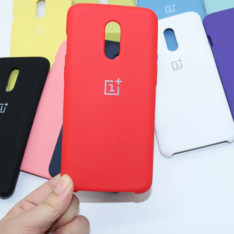 Чехол oneplus 7 из жидкого силикона для pro 6 t 7t однотонный оригинальный тонкий мягкий