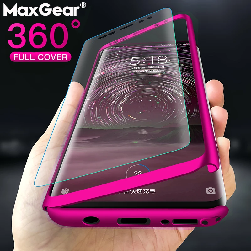 360 градусов полное покрытие чехол для телефона huawei Nova 4E 3E 2 2S Экран Защитная крышка