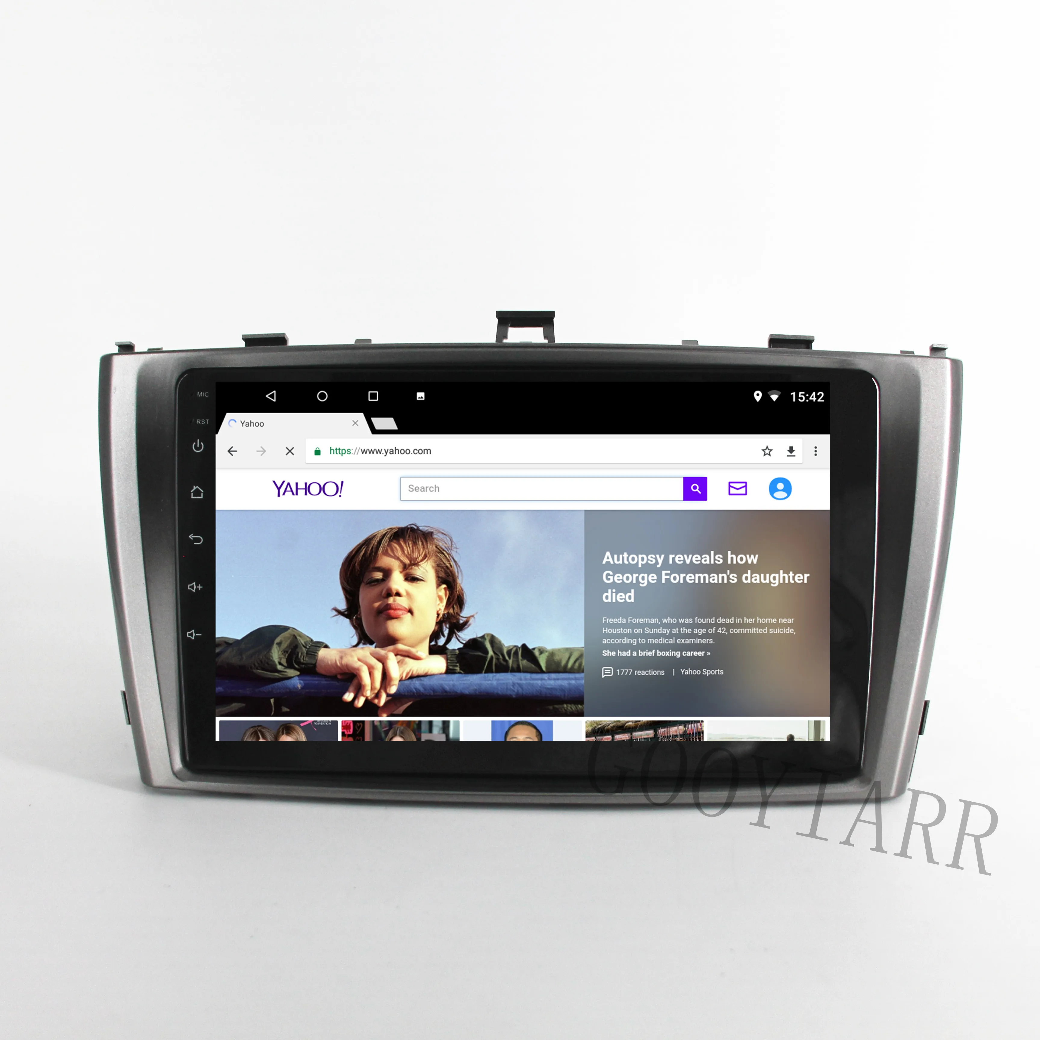Автомагнитола 1din quade core 2 Гб + 32 ГБ Android 2009 GPS навигация мультимедийный плеер для toyota