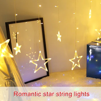

Starry Sky Romantic Strings Lights 2.5m Strings Lights Easy to Install Indoor Outdoor Decor TN99