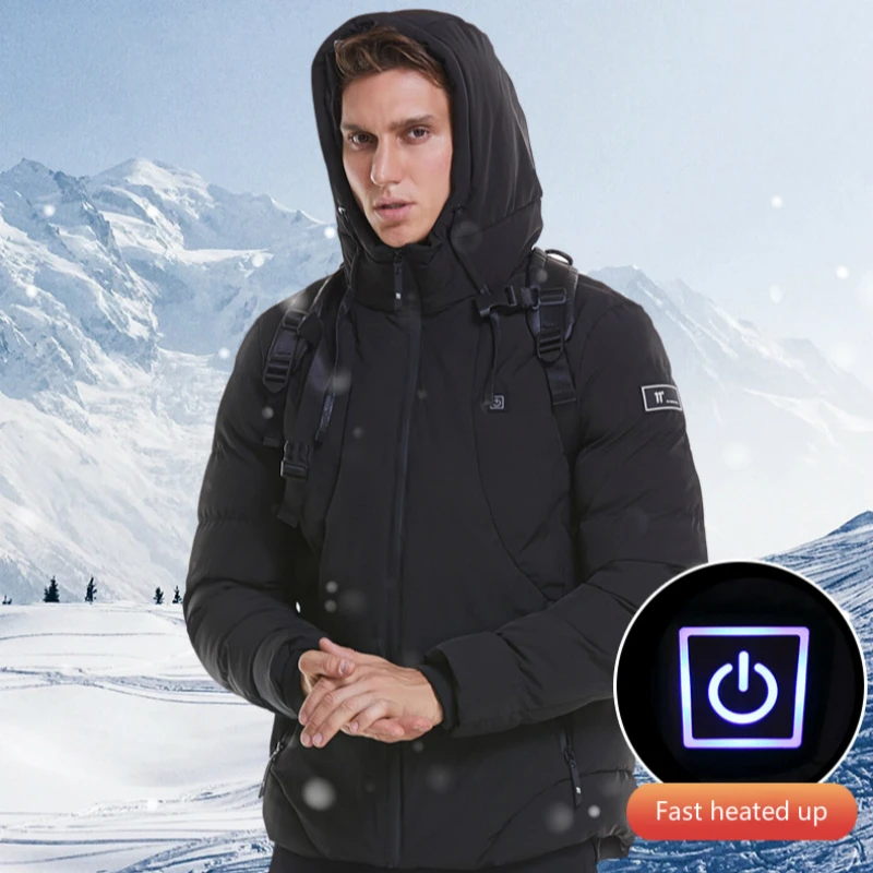 

Men Women Electric Heated Jacket Tactical Vest Heating Coat USB Outdoor Heated Vest +size Thermal Warm Winter Jacket Veste