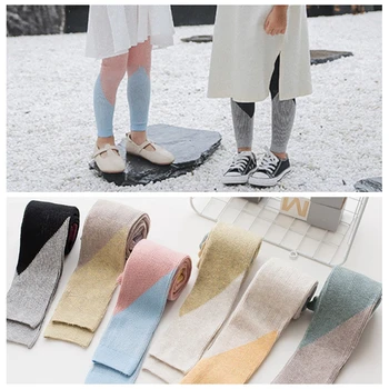 

Cute Girls Stretchy Warm Trousers Girl Leggings Pants Warm Autumn Kids Trousers Girls Leggings Children Clothing