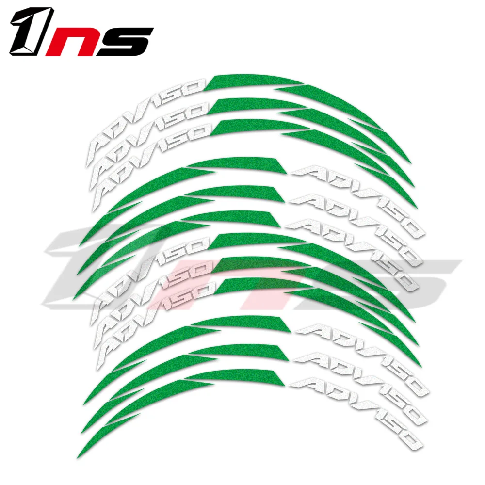 

for Honda adv150 adv 150 Motorcycle Wheel Hub Sticker Reflective moto Accessories Rim decoration Decal logo custom