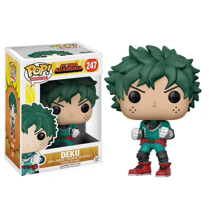 Funko Pop Midoriya Izuku All Might pound Zero Todoroki Shoto Игрушка Мой герой Academy фигурка для детей подарок - Цвет: 247 with box