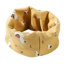 Детский снуд теплый шарф милые обертывания хлопок прекрасный детский воротник О Кольцо волшебный шейный платок снуд