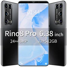 

New Arrivals mobile phone shrimp skin low price hot selling rino8 Pro Smartphone Genuine Fashion Time limited