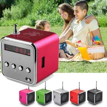 FM радио динамик портативный мини USB стерео динамик s цифровой lcd музыкальный плеер Поддержка TF карта Громкий динамик для телефона ПК