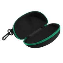 Portable Zipper Eye Glasses Sunglasses Clam Shell Hard Case Protective Box Universal Protect Box Holder Eyewear Accessories