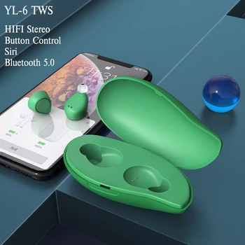 

New YL-6/i12 True Wireless Bluetooth 5.0 Headset Single Binaural Motion Dual Motion In-Ear Headset Stereo Motion Game Earpiece