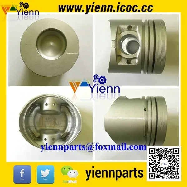 Для Mitsubishi K4N прямой впрыск поршень MM438685 с штифтом и зажимами для KOBELCO SK045
