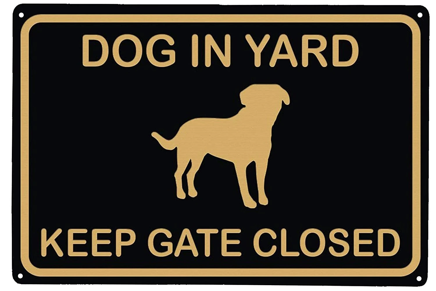 

Dog in Yard Keep Gate Closed Wall Door Sign Please Keep Gate Closed Vintage Retro Metal Indoor Outdoor Road Firm Water Decor