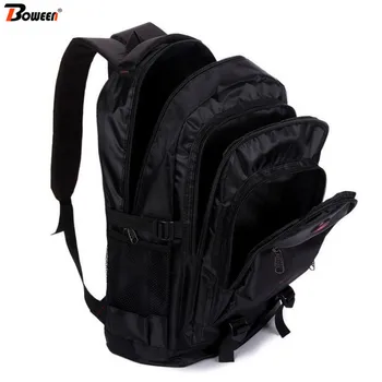

Big Men Backpack Laptop Waterproof Nylon Back Pack for Male Black Large College Sschool Travel Bagpack Multifunctional 2019 New