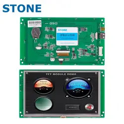Pedra hmi tft lcd módulo display lcd tela de toque com rs232/rs485/ttl