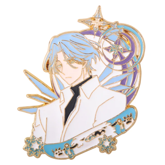 Anime SK∞ SK8 The Infinity Hard Enamel Pins Brooch Langa Hasegawa Reki Snow Cosplay Brooches Lapel Pin Shirt Bag Badge Jewelry Brooch
