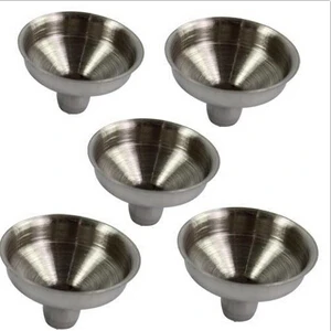 5 Pcs/Lot Mini Measuring Tools Liquid Funnels Cooking Tools ZT Stainless Steel Funnels Lab Supplies