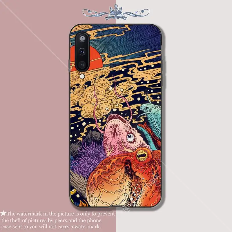 Роскошный чехол для телефона с изображением паба волны аниме дракона Samsung Galaxy A 01