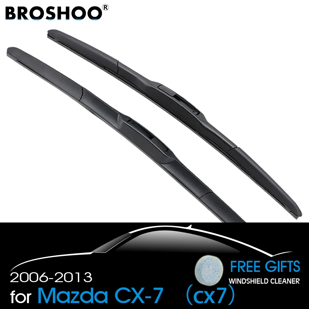 

Car Wiper Blade for Mazda CX-7, 26+16inch soft rubber Auto part windscreen wiper blades Car accessories Free shipping 1Pair