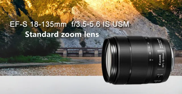 Canon EF-S 18-135mm f/3.5-5.6 IS USM Lens for Canon 70D 77D 80D 