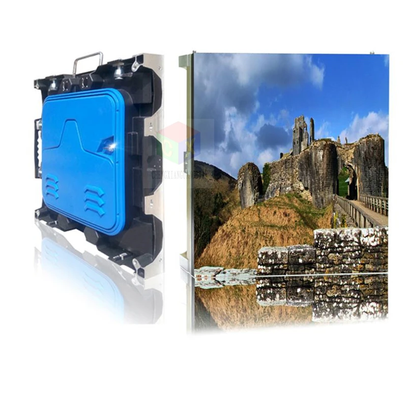 P4 indoor RGB di Colore completo ha condotto video wall formato 512x512mm led grande schermo di visualizzazione segno sfondo alluminio Noleggio Cabinet