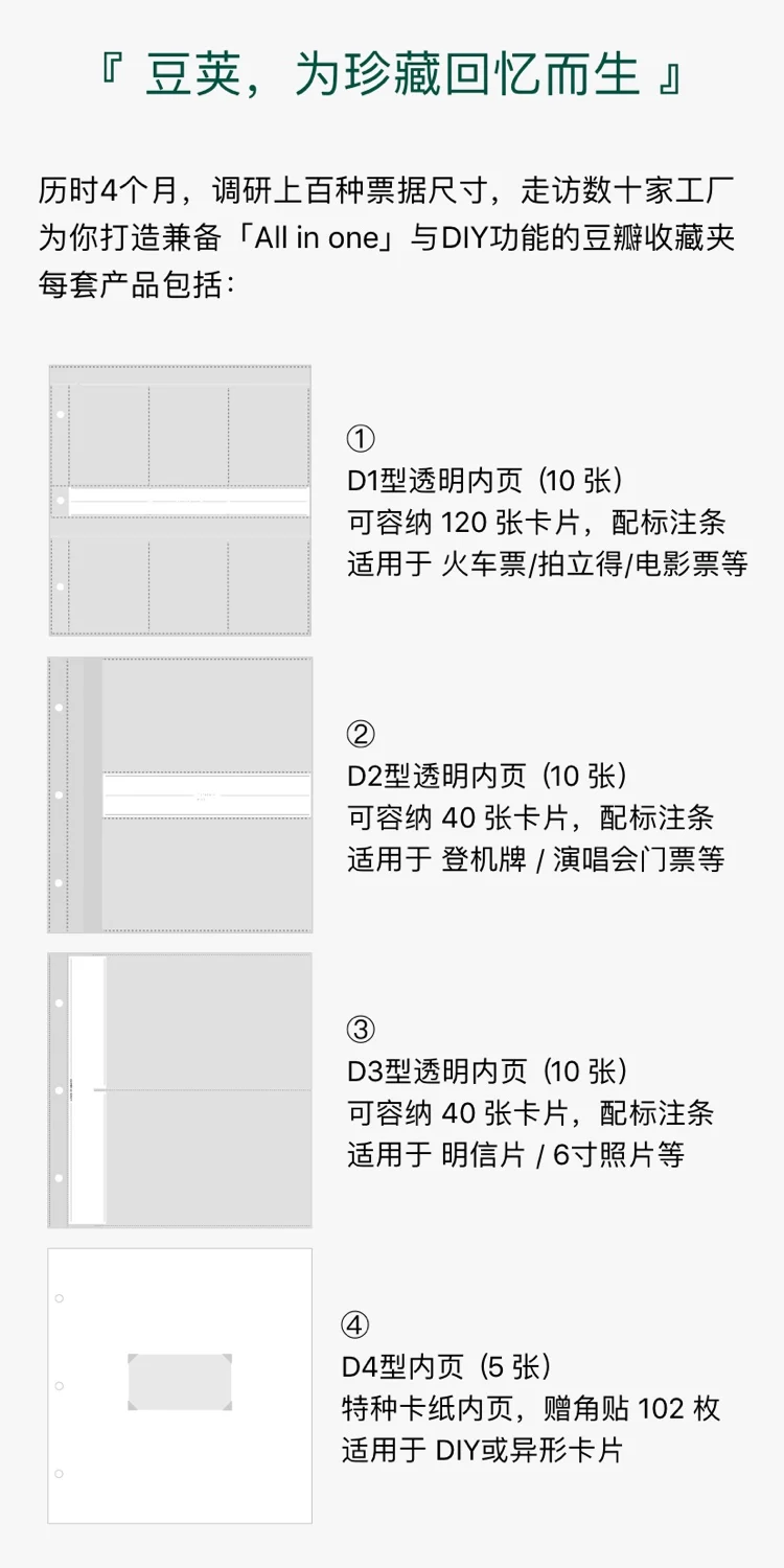 Douban Favorite Movie билетов на поезд, памятные клипсы для хранения флаеров, альбомы, открытки, сбор билетов