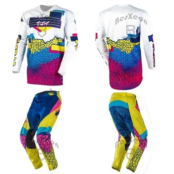

2019 New 2 Colors MX MAYHEM SAVAGE Motorcycle Jersey Pants Gear Set Motocross Combination Driving Riding Motorbike Racing Suit