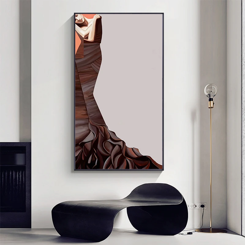 Black White Wall Art Abstract Canvas Painting Beauty And The Beast Nordic  Posters And Prints Home Decor Pictures For Living Room - Painting &  Calligraphy - AliExpress