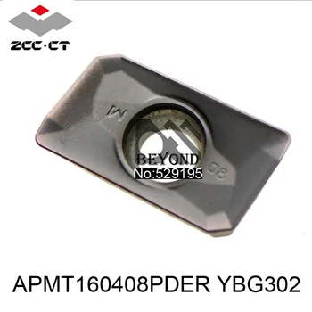 

ZCC Original APMT160408PDER YBG302 APMT160408 APMT 160408 Carbide Inserts Indexable Milling Cutter CNC Lathe Tools Turning Tool