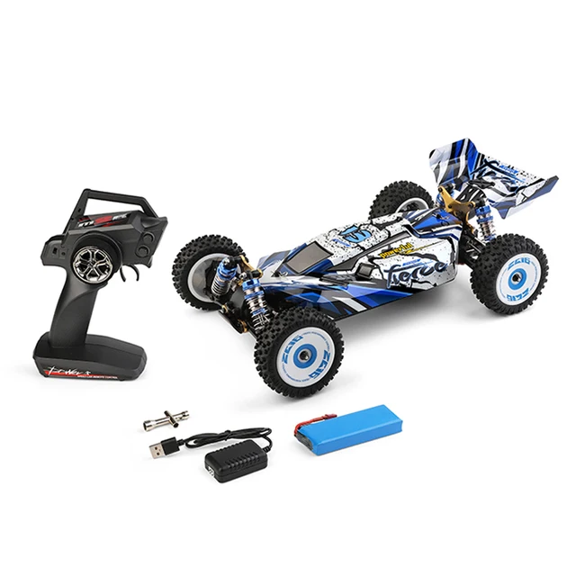RC Car WLtoys 124019 Brushled vs Upgrade Brushless Version 124017 70KMH 1/12 High Speed Remote Control Off-Road Vehicle Buggy