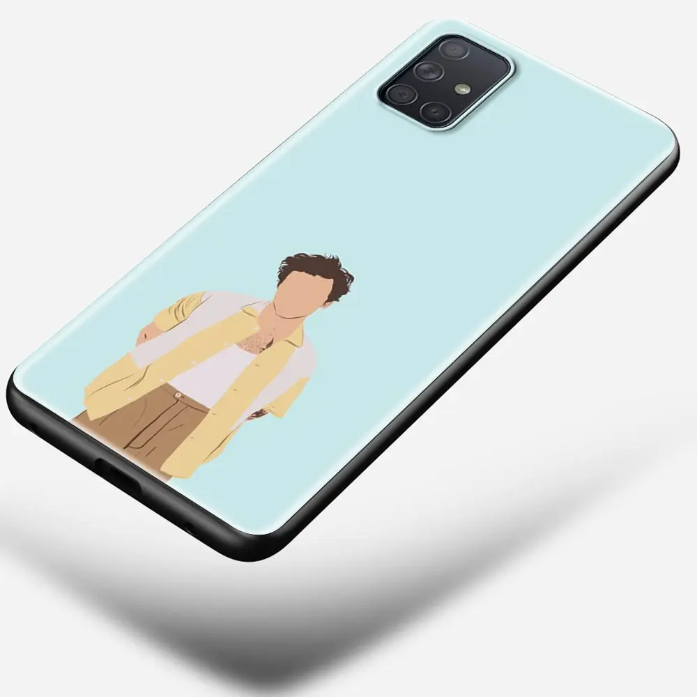 Phone Case for Samsung Galaxy A51 A71 5G A50 A70 A11 A21s A31 A41 A42 A91 A01 TPU Soft Black Cover Harry style art Phone Case for Samsung Galaxy A51 A71 5G A50 A70 A11 A21s A31 A41 A42 A91 A01 TPU Soft Black Cover Harry style art